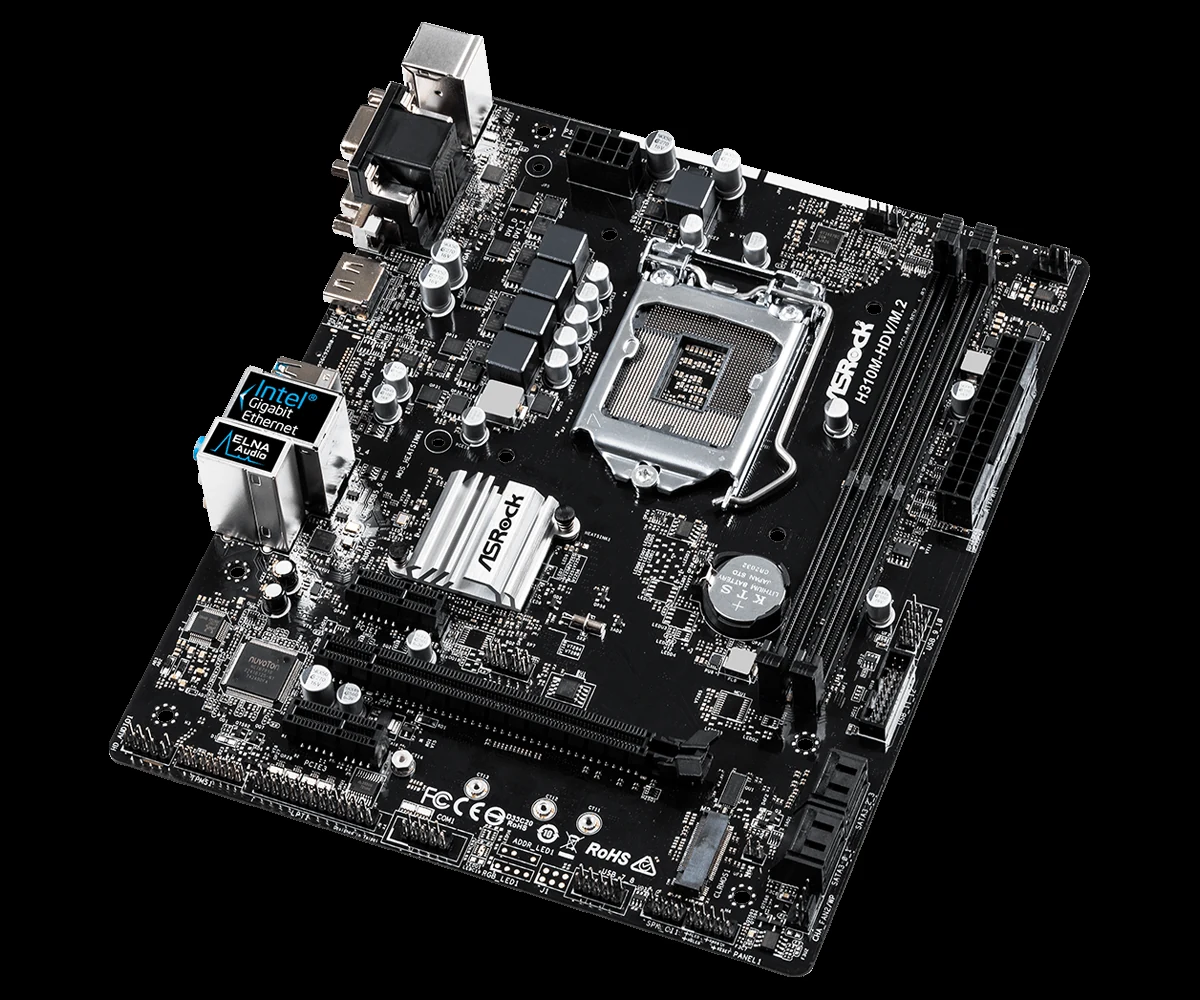 Mainboard ASRock H310M-HDV/M.2 SE - LGA 1151 - NEW