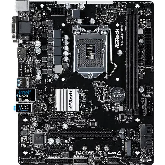 Mainboard ASRock H310M-HDV R2.0 - LGA 1151 - NEW