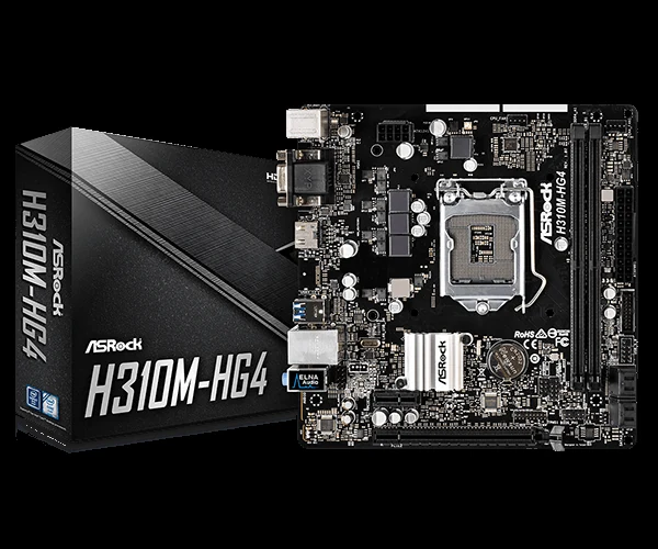 Mainboard ASRock H310M-HG4 - LGA 1151 - NEW