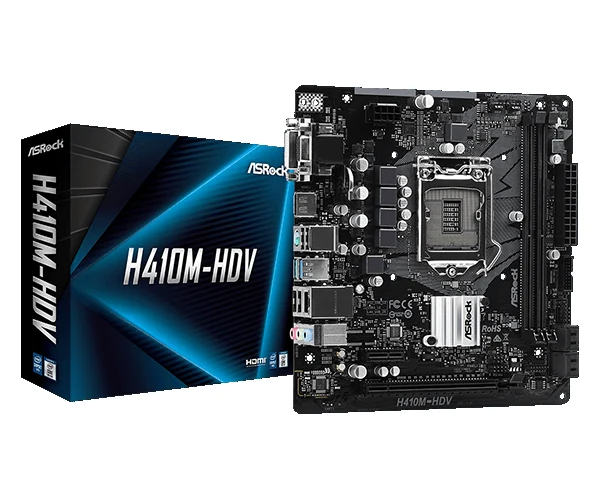 Mainboard ASRock H410M-HDV - LGA 1200 - NEW