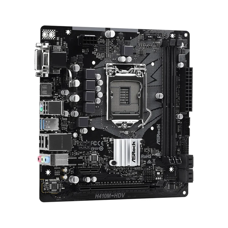 Mainboard ASRock H410M-HDV - LGA 1200 - NEW