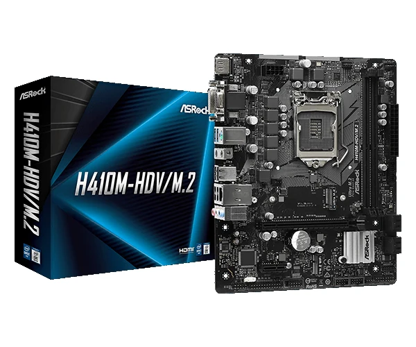Mainboard ASRock H410M-HDV/M.2 - LGA 1200 - NEW