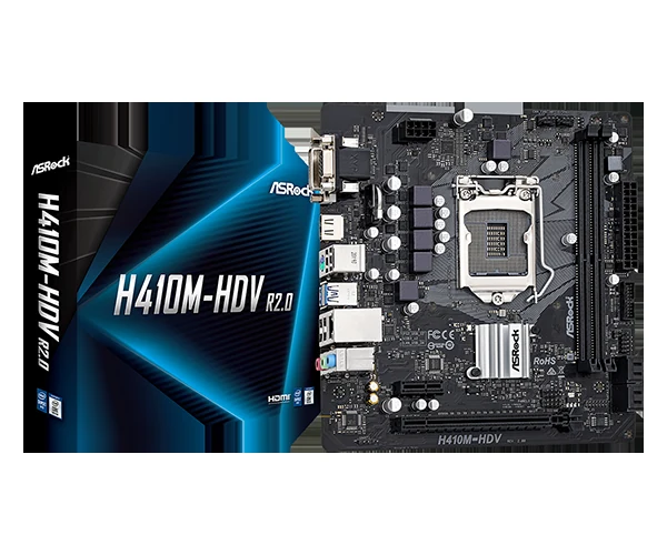 Mainboard ASRock H410M-HDV/M.2 - LGA 1200 - NEW