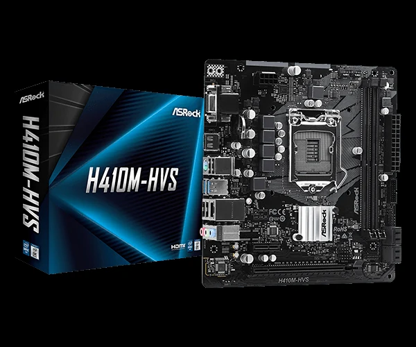 Mainboard ASRock H410M-HVS - LGA 1200 - NEW