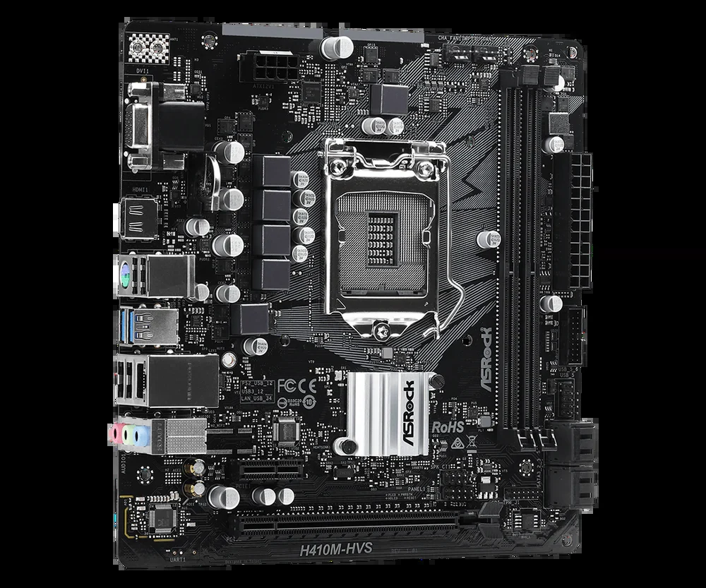 Mainboard ASRock H410M-HVS - LGA 1200 - NEW
