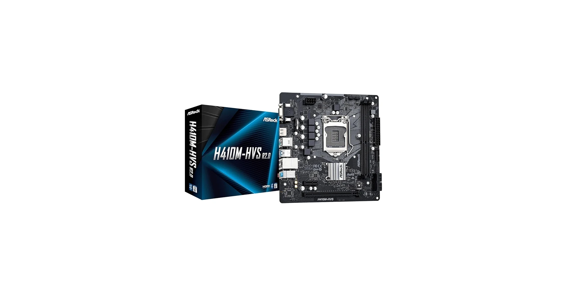 Mainboard ASRock H410M-HVS R2.0 - LGA 1200 - NEW