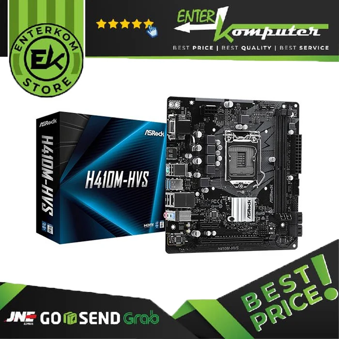Mainboard ASRock H410M-HVS R2.0 - LGA 1200 - NEW