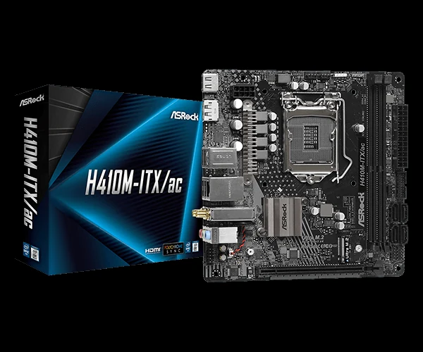 Mainboard ASRock H410M-ITX/ac - LGA 1200 - NEW