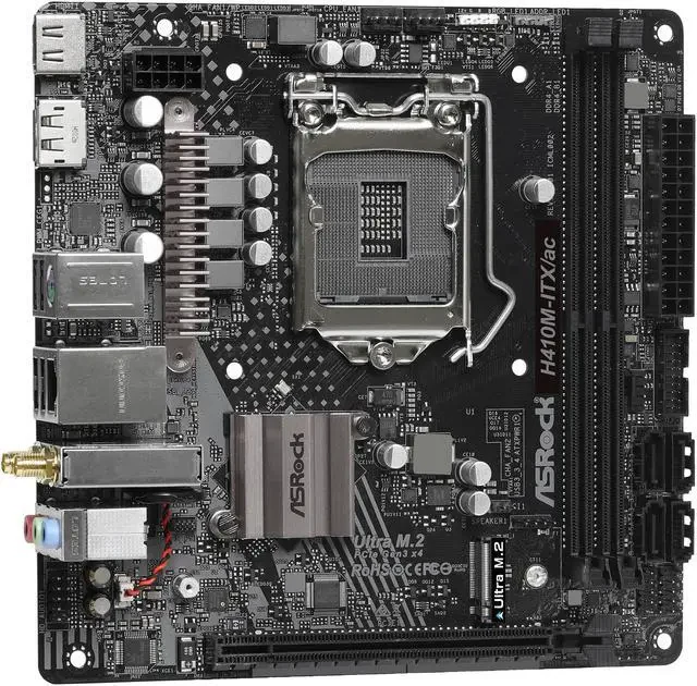 Mainboard ASRock H410M-ITX/ac - LGA 1200 - NEW