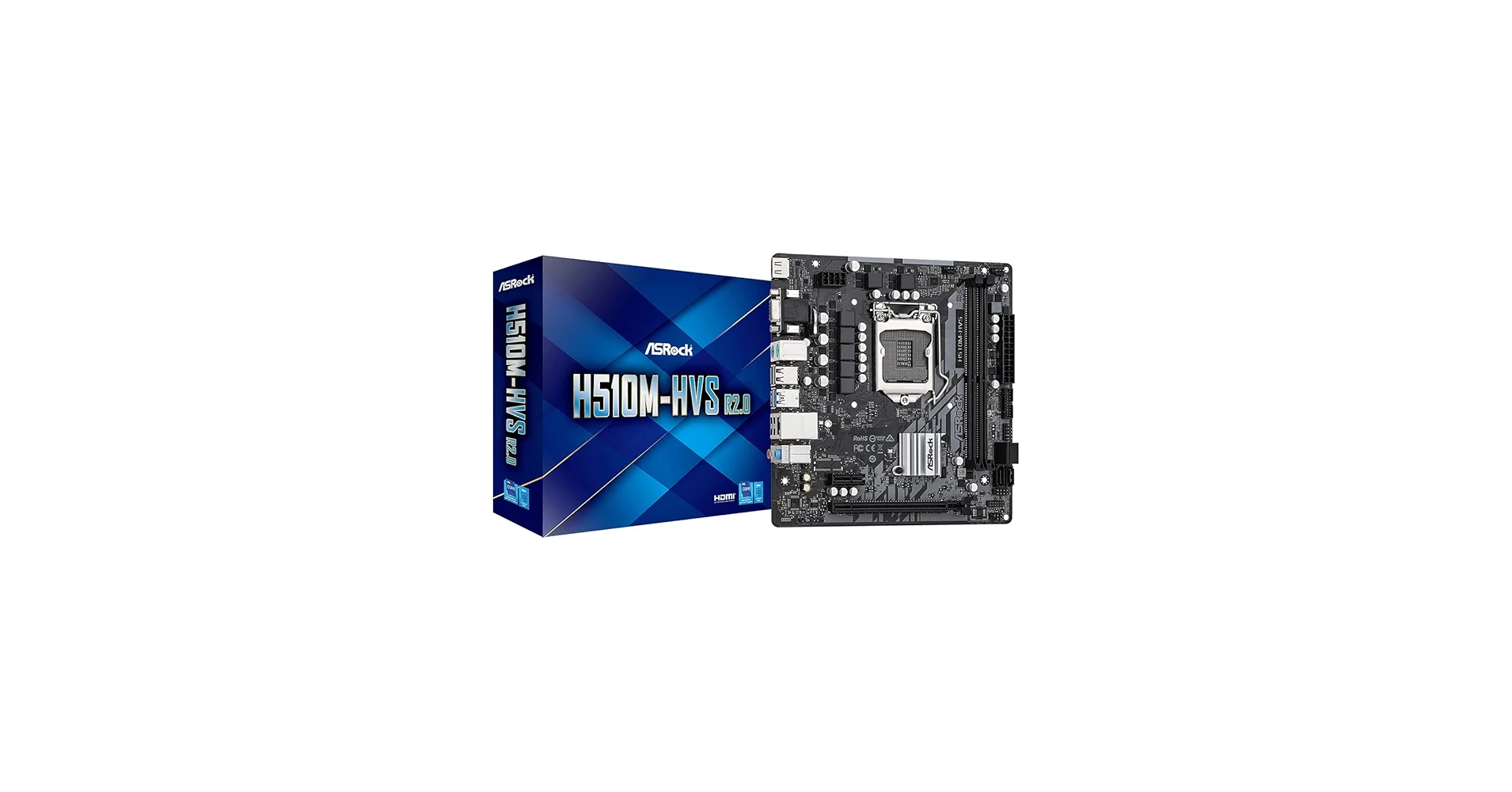Mainboard ASRock H510M-HVS - LGA 1200 - NEW