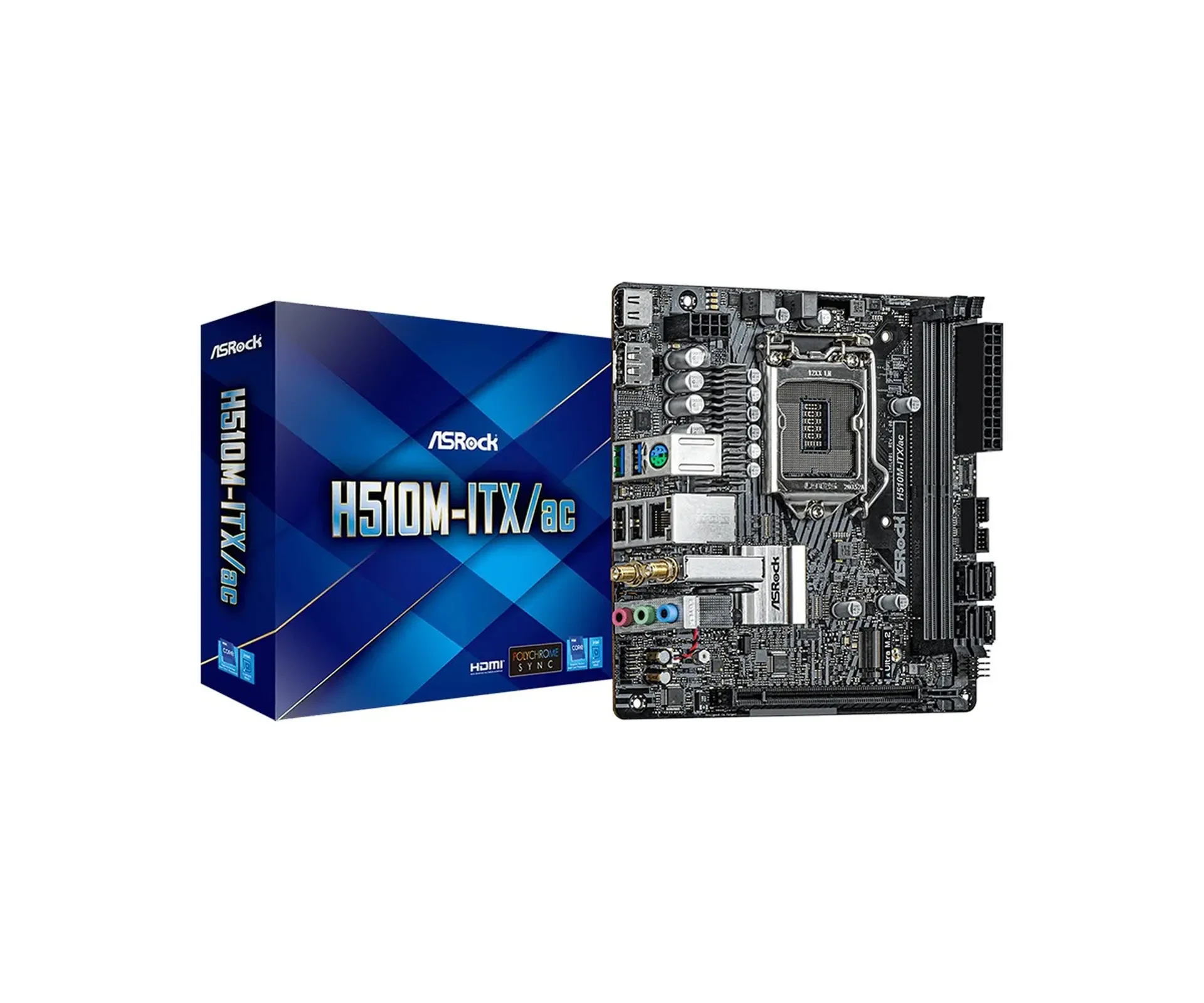 Mainboard ASRock H510M-ITX/ac - LGA 1200 - NEW