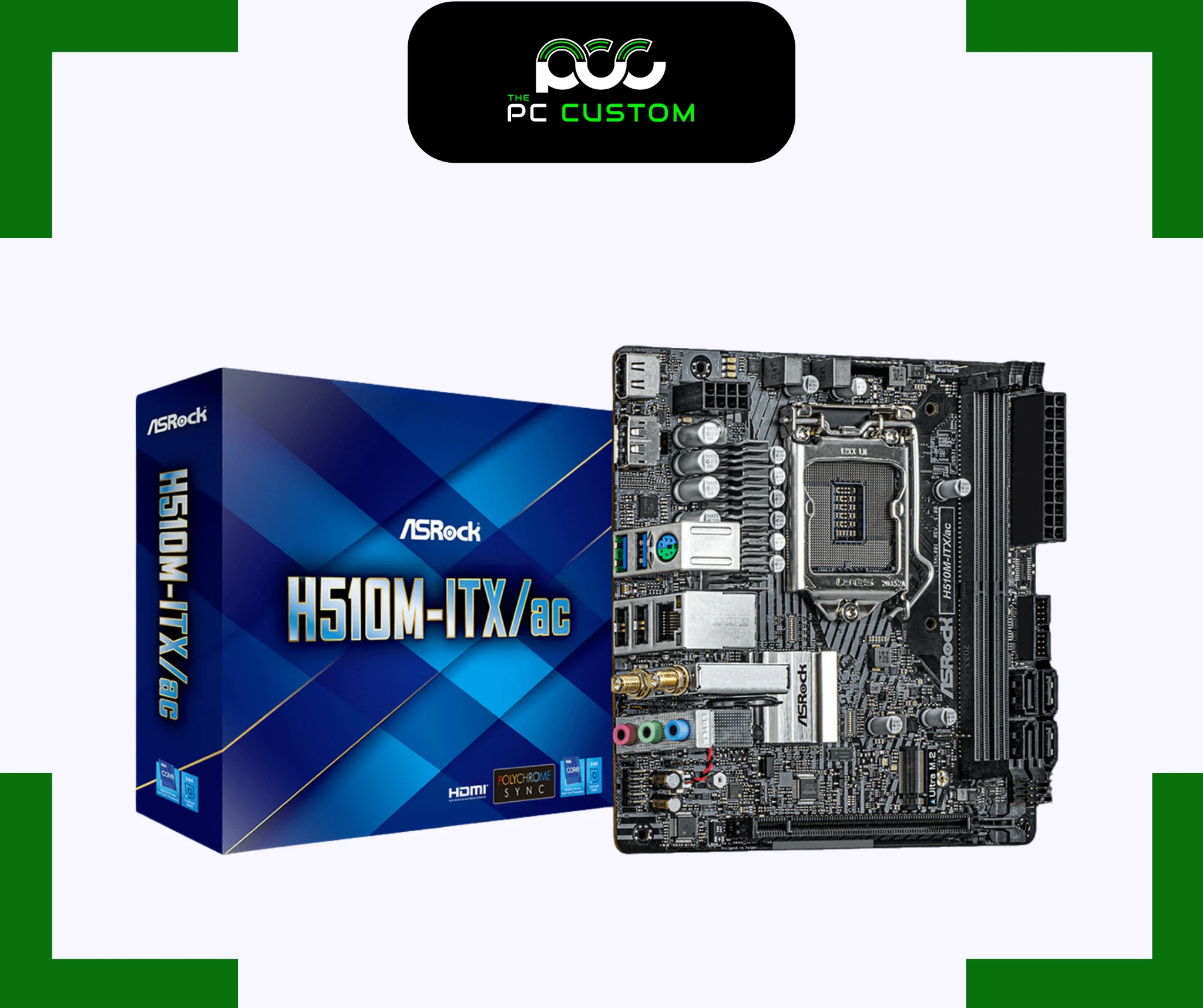 Mainboard ASRock H510M-ITX/ac - LGA 1200 - NEW