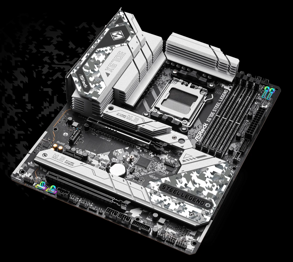 Mainboard ASRock X670E STEEL LEGEND - 4 Khe RAM DDR5 - AM5 - NEW