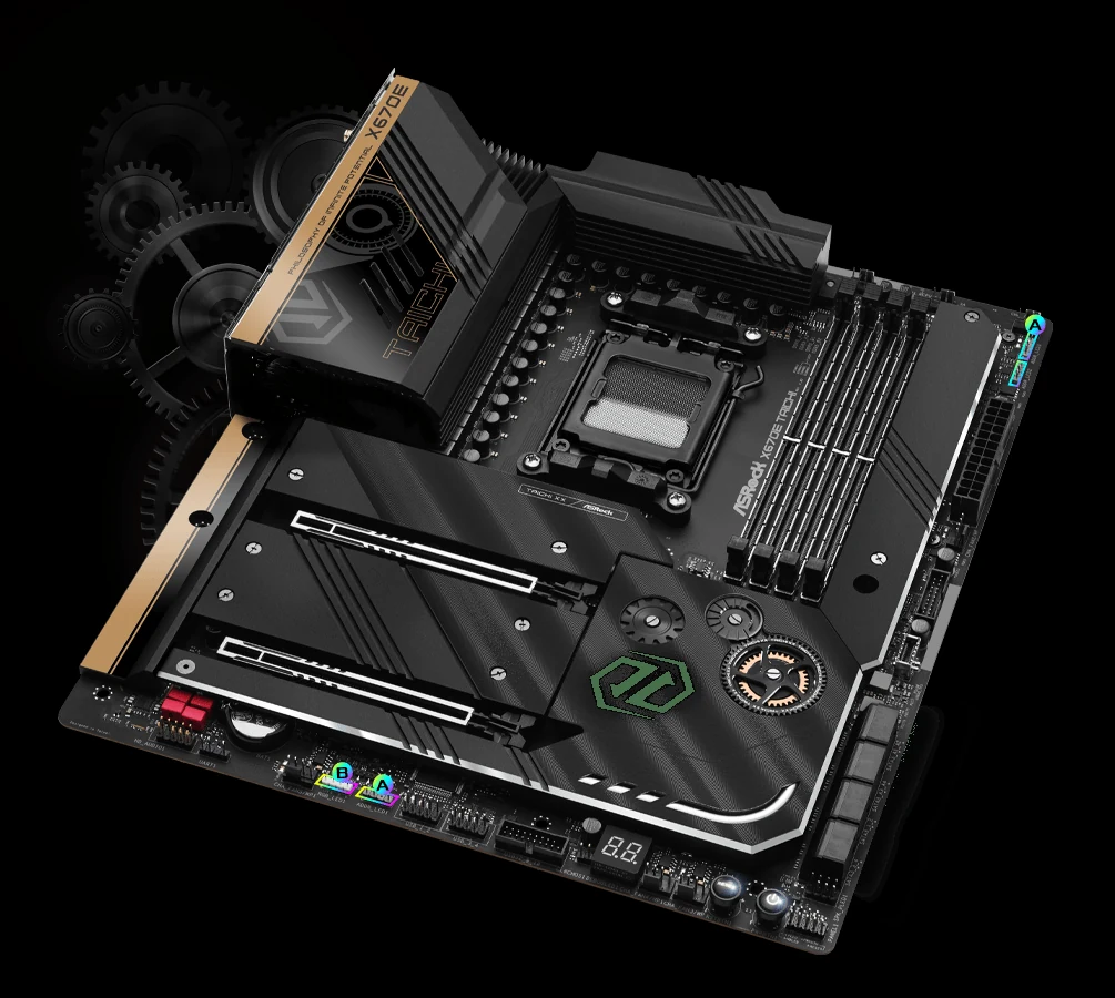 Mainboard ASRock X670E TAICHI - 4 Khe RAM DDR5 - AM5 - NEW