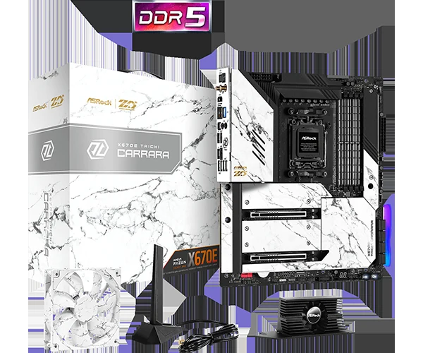 Mainboard ASRock X670E TAICHI CARRARA - 4 Khe RAM DDR5 - AM5 - NEW