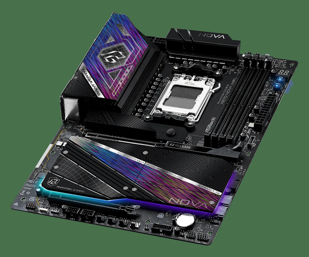 Mainboard ASRock X870 NOVA WIFI - 4 Khe RAM DDR5 - AM5 - NEW
