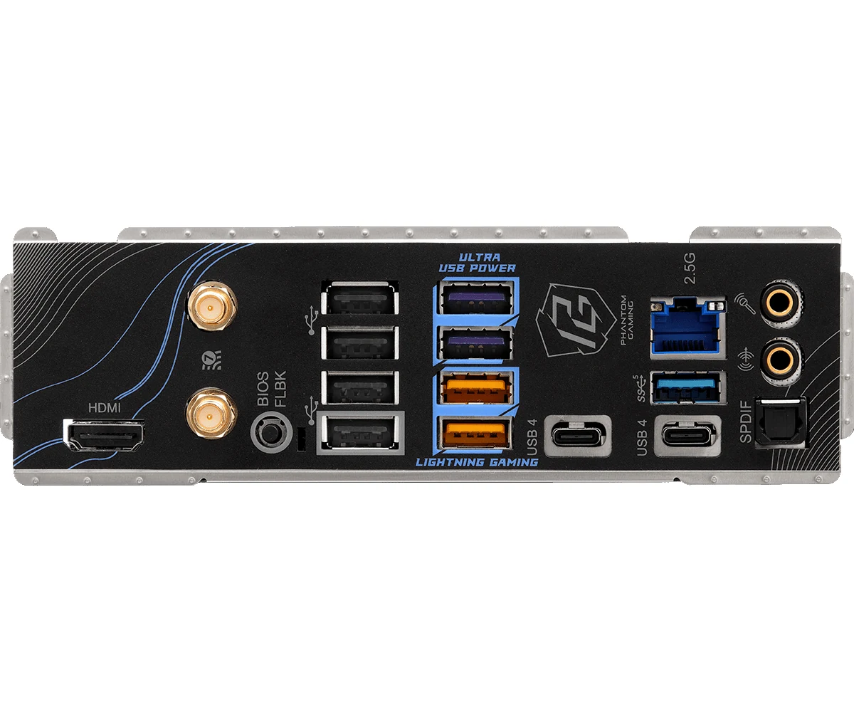 Mainboard ASRock X870 RIPTIDE WIFI - 4 Khe RAM DDR5 - AM5 - NEW
