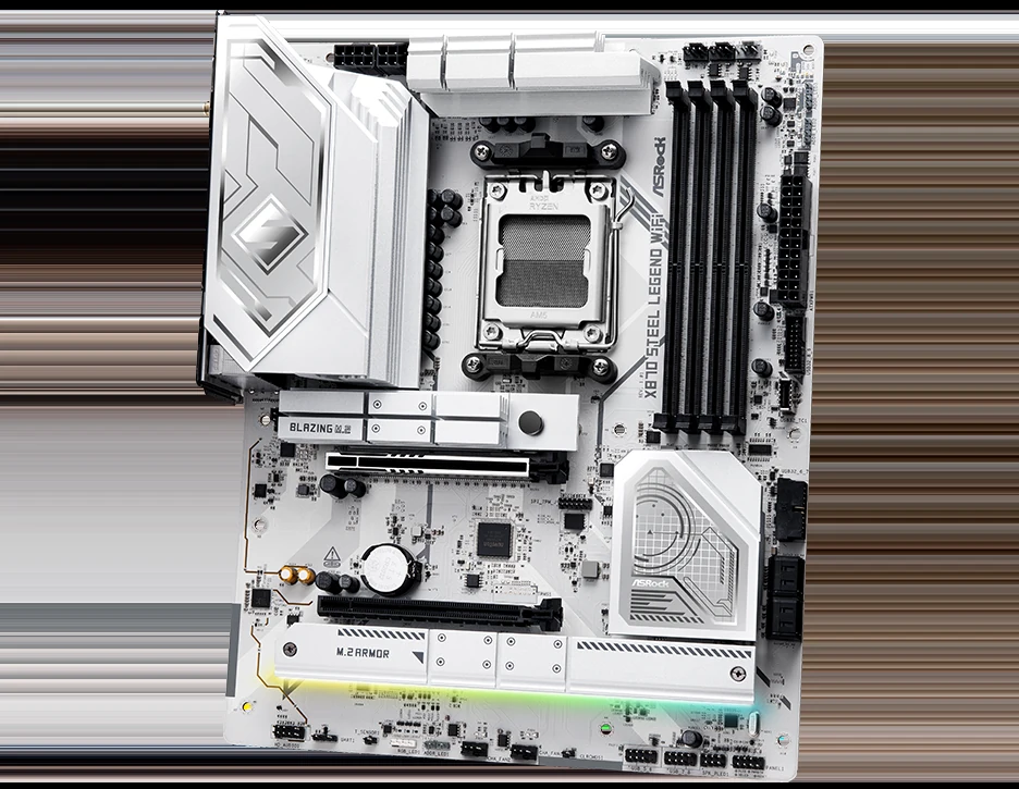 Mainboard ASRock X870 STEEL LEGEND WIFI - 4 Khe RAM DDR5 - AM5 - NEW