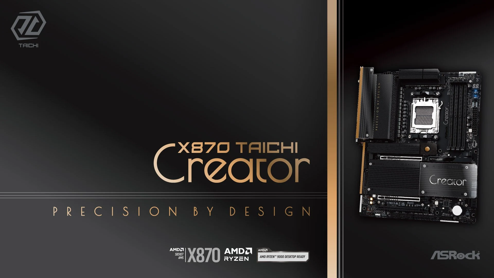 Mainboard ASRock X870 TAICHI CREATOR - 4 Khe RAM DDR5 - AM5 - NEW