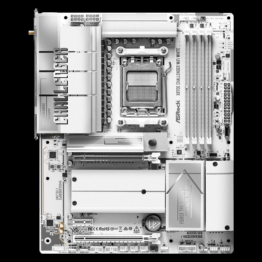 Mainboard ASRock X870E CHALLENGER WIFI - 4 Khe RAM DDR5 - AM5 - NEW