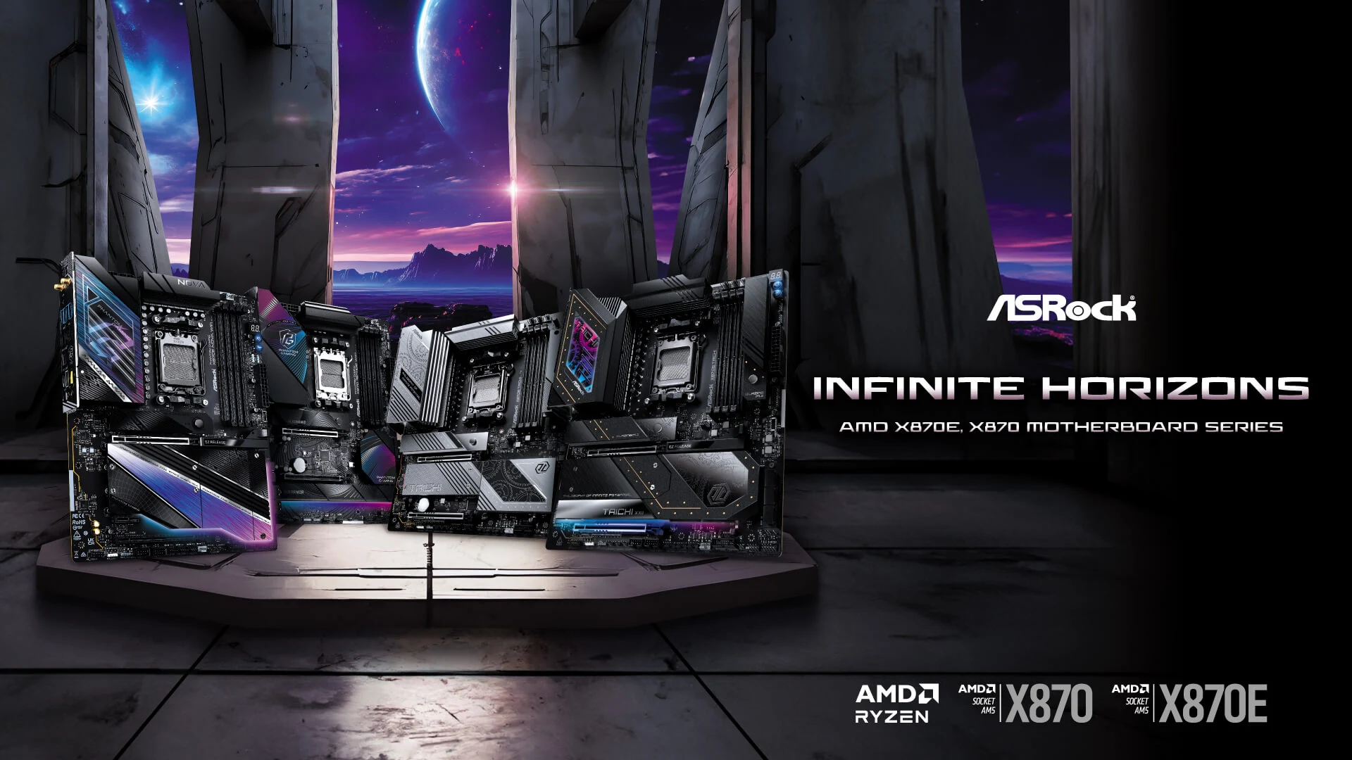 Mainboard ASRock X870E NOVA WIFI - 4 Khe RAM DDR5 - AM5 - NEW