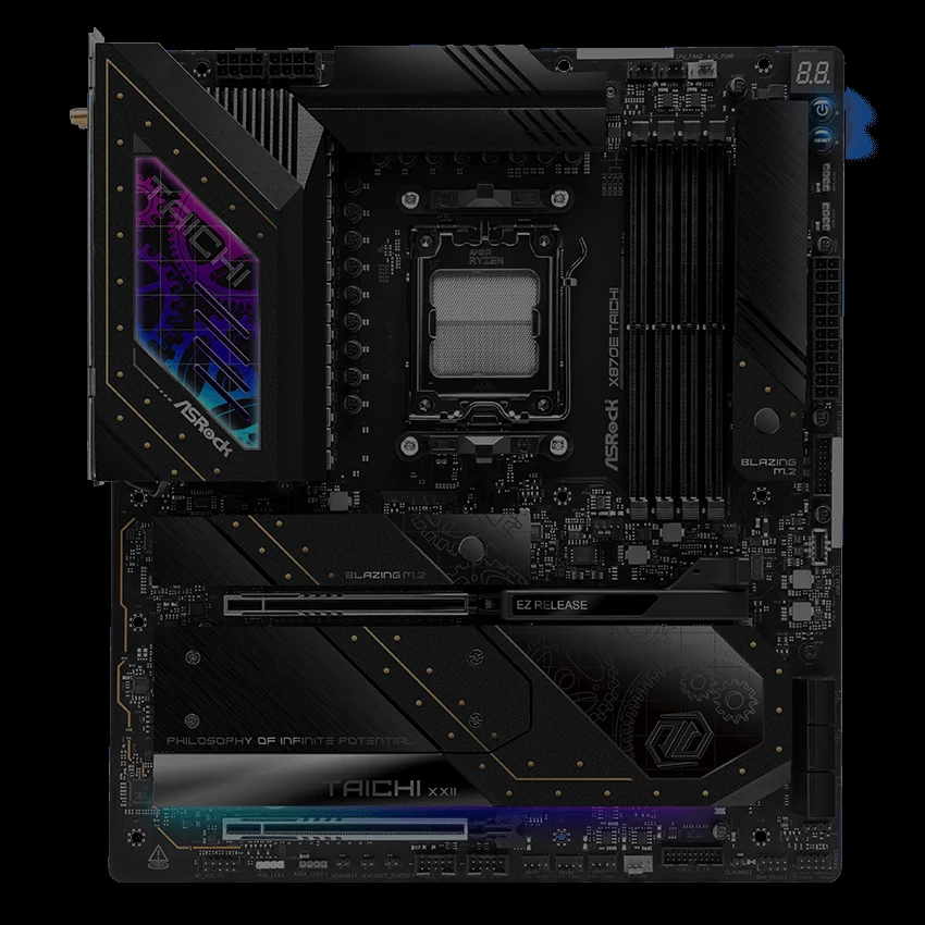 Mainboard ASRock X870E TAICHI - 4 Khe RAM DDR5 - AM5 - NEW