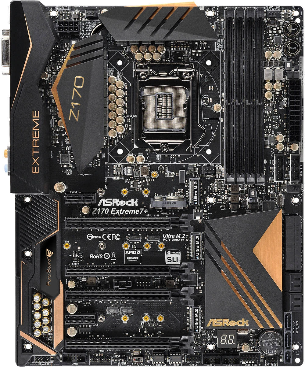Mainboard ASRock Z170 Extreme7+ - LGA 1151 - NEW