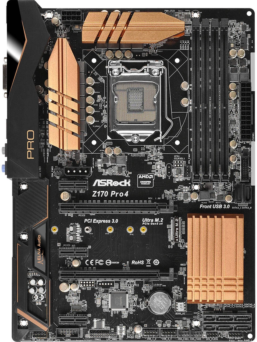 Mainboard ASRock Z170 Pro4 - LGA 1151 - NEW