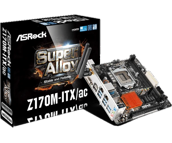 Mainboard ASRock Z170M-ITX/ac - LGA 1151 - NEW