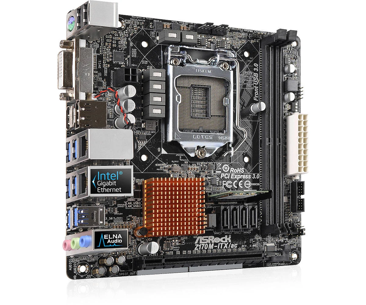 Mainboard ASRock Z170M-ITX/ac - LGA 1151 - NEW
