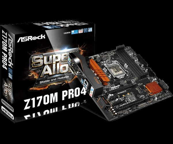 Mainboard ASRock Z170M Pro4 - LGA 1151 - NEW