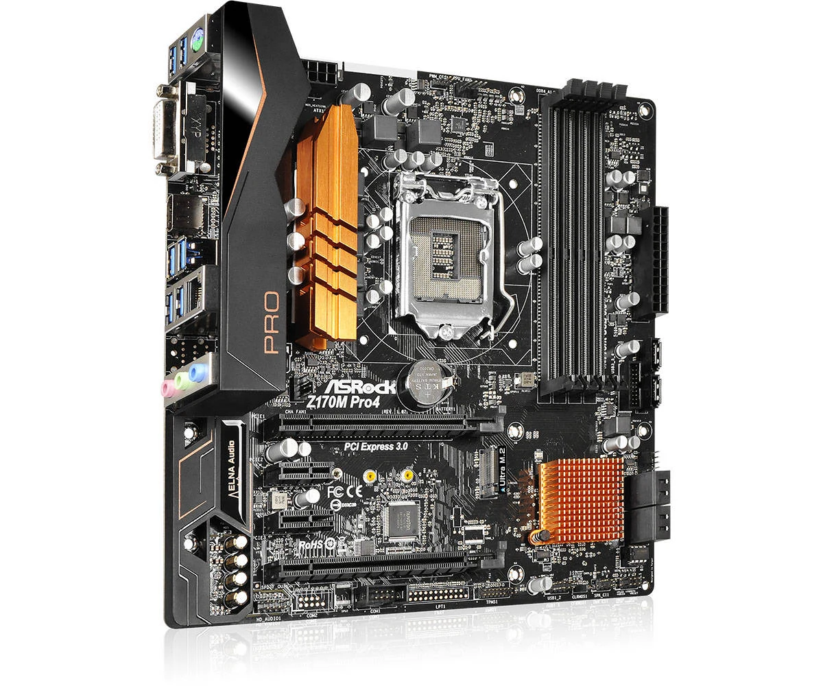 Mainboard ASRock Z170M Pro4 - LGA 1151 - NEW
