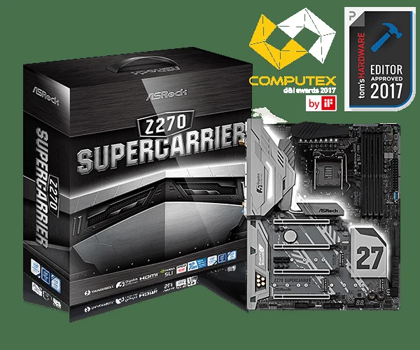 Mainboard ASRock Z270 SuperCarrier - LGA 1151 - NEW