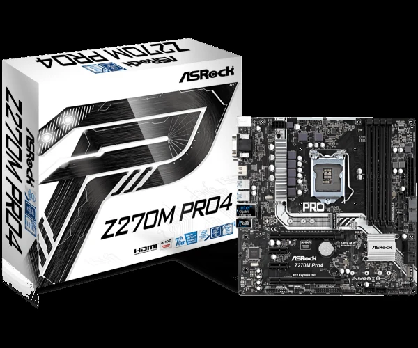 Mainboard ASRock Z270M Pro4 - LGA 1151 - NEW