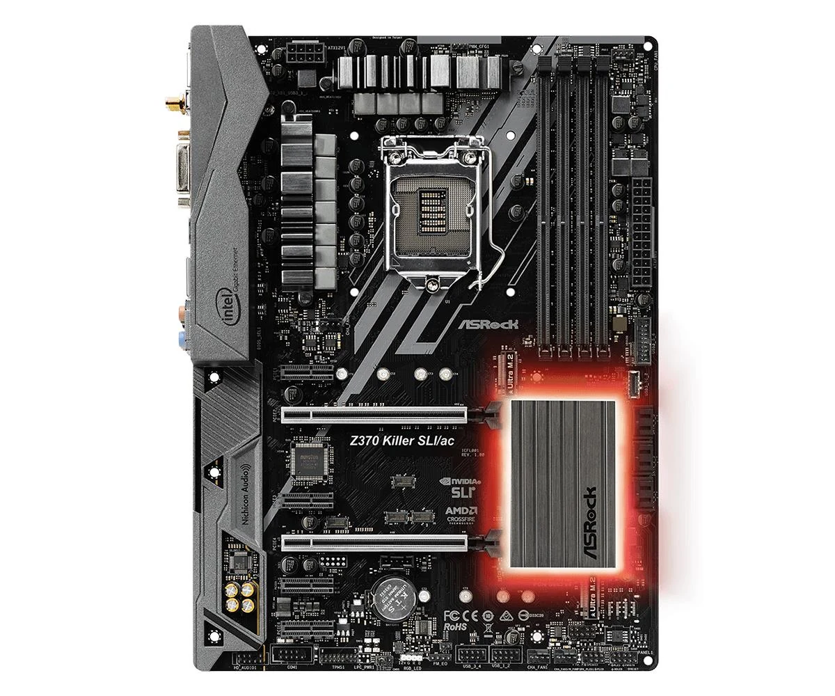 Mainboard ASRock Z370 Killer SLI/ac - LGA 1151 - NEW