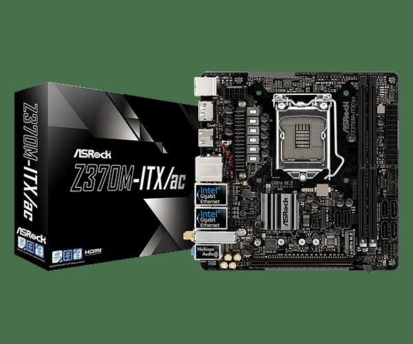 Mainboard ASRock Z370M-ITX/ac - LGA 1151 - NEW