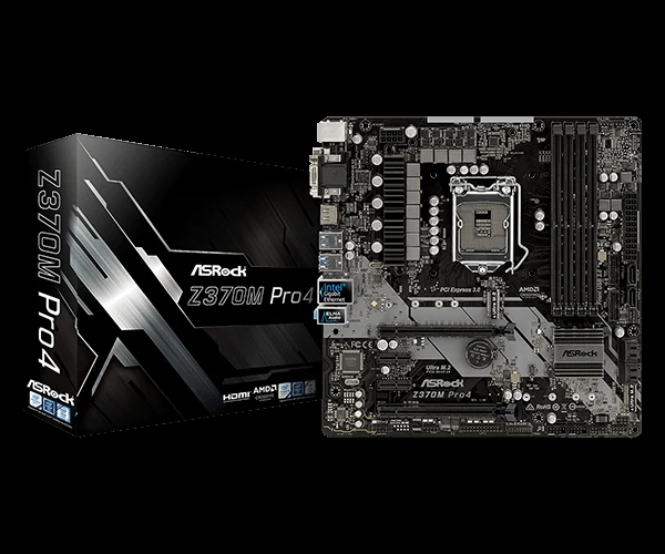 Mainboard ASRock Z370M Pro4 - LGA 1151 - NEW