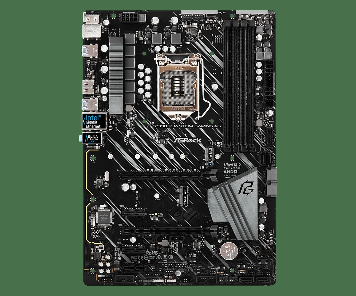 Mainboard ASRock Z390 Phantom Gaming 4 - LGA 1151 - NEW