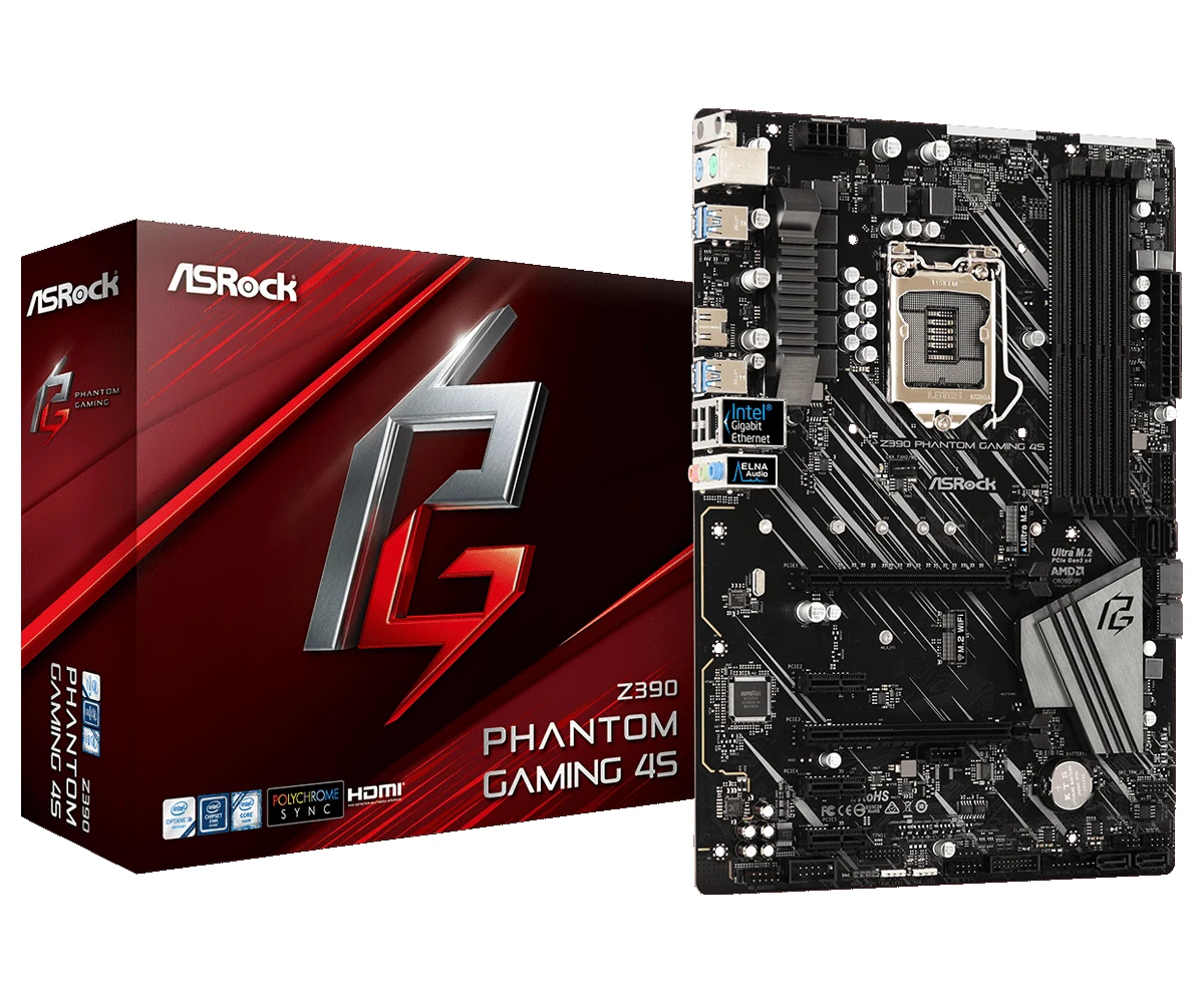 Mainboard ASRock Z390 Phantom Gaming 4S - LGA 1151 - NEW