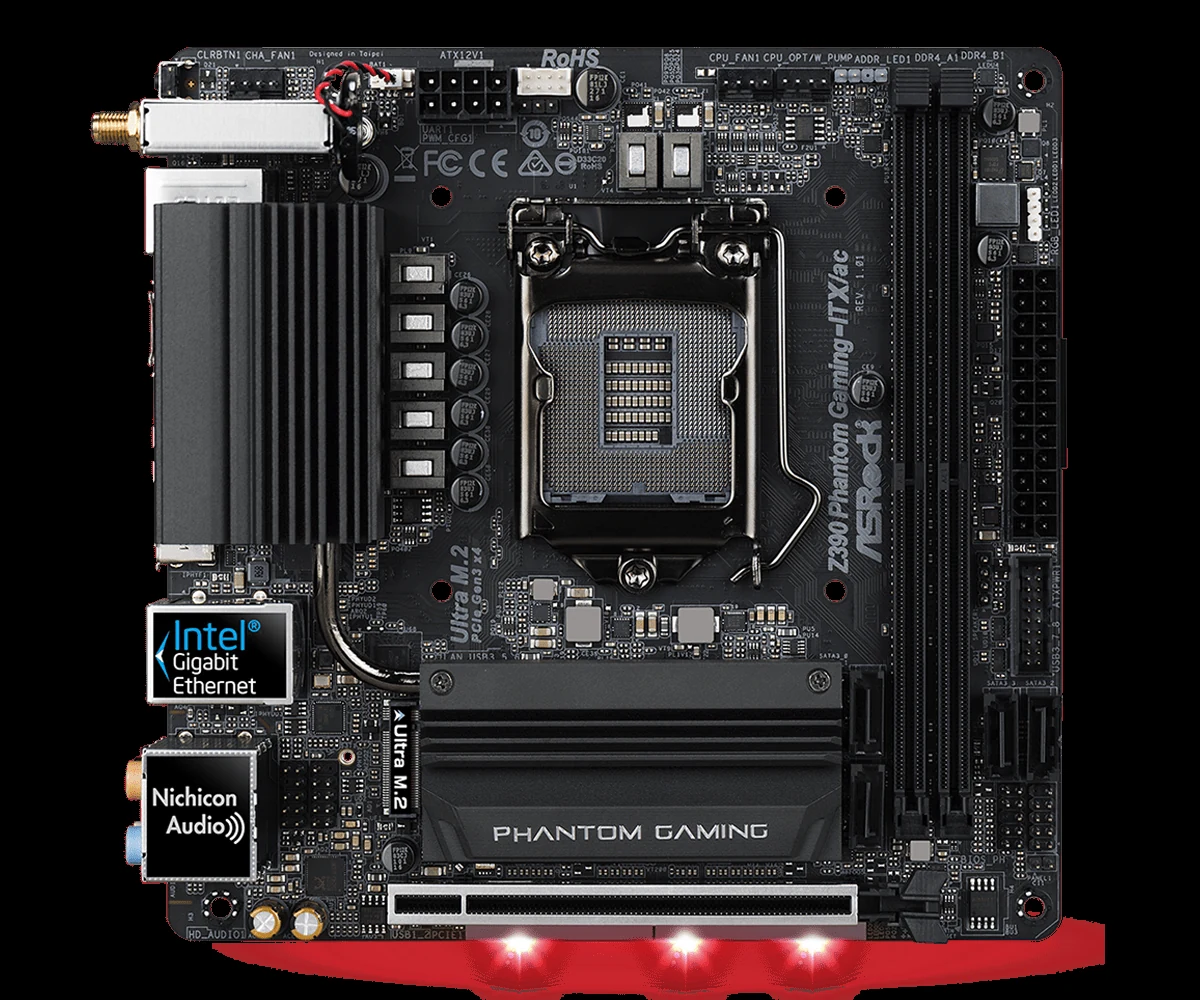 Mainboard ASRock Z390 Phantom Gaming-ITX/ac - LGA 1151 - NEW