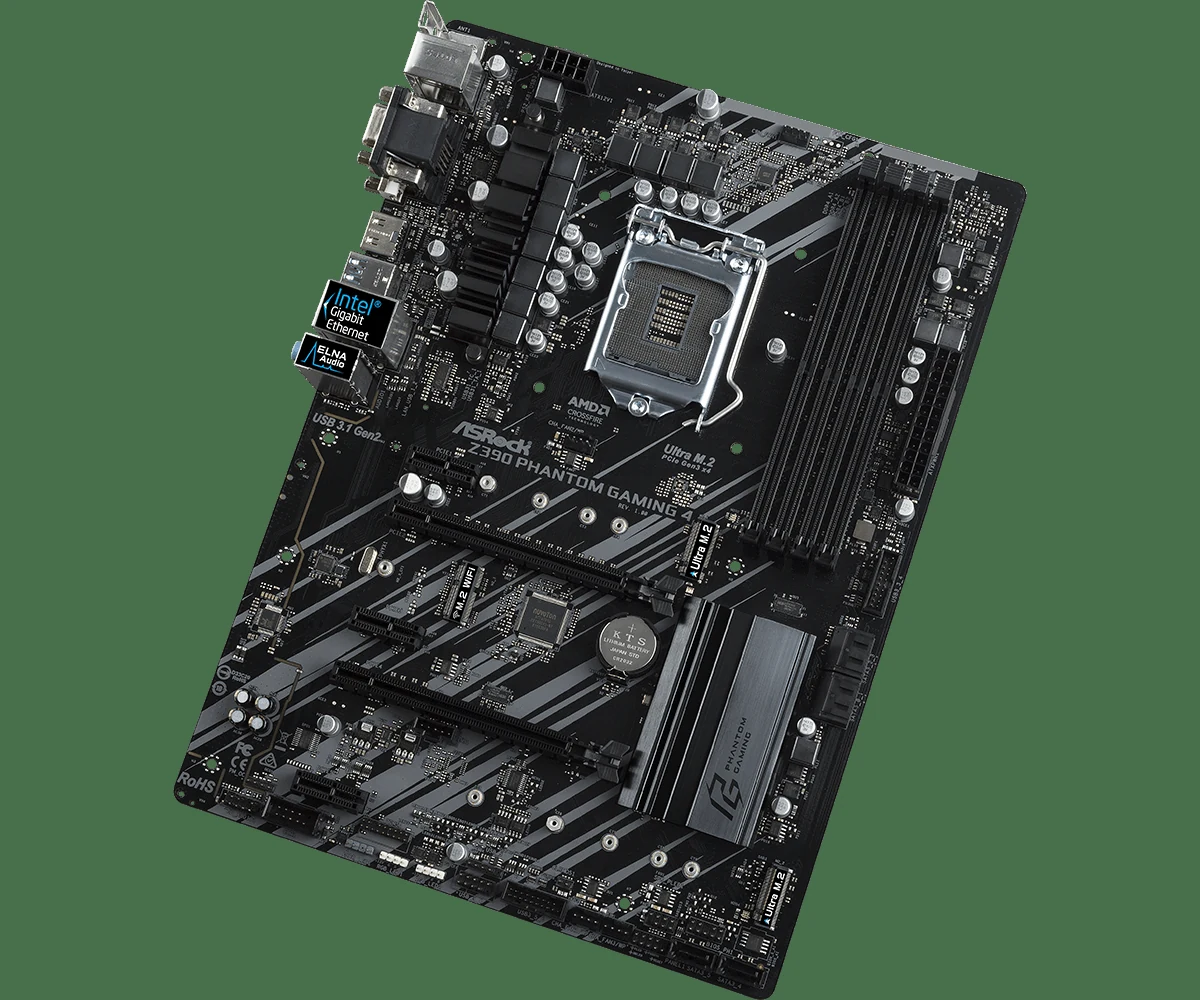 Mainboard ASRock Z390 Phantom Gaming SLI/ac - LGA 1151 - NEW