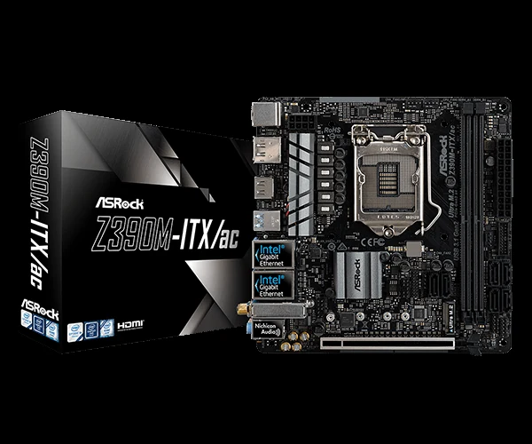 Mainboard ASRock Z390M-ITX/ac - LGA 1151 - NEW