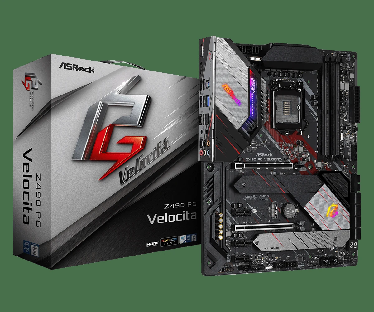 Mainboard ASRock Z490 PG Velocita - LGA 1200 - NEW