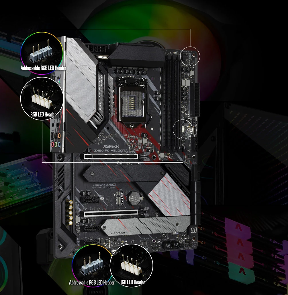 Mainboard ASRock Z490 PG Velocita - LGA 1200 - NEW