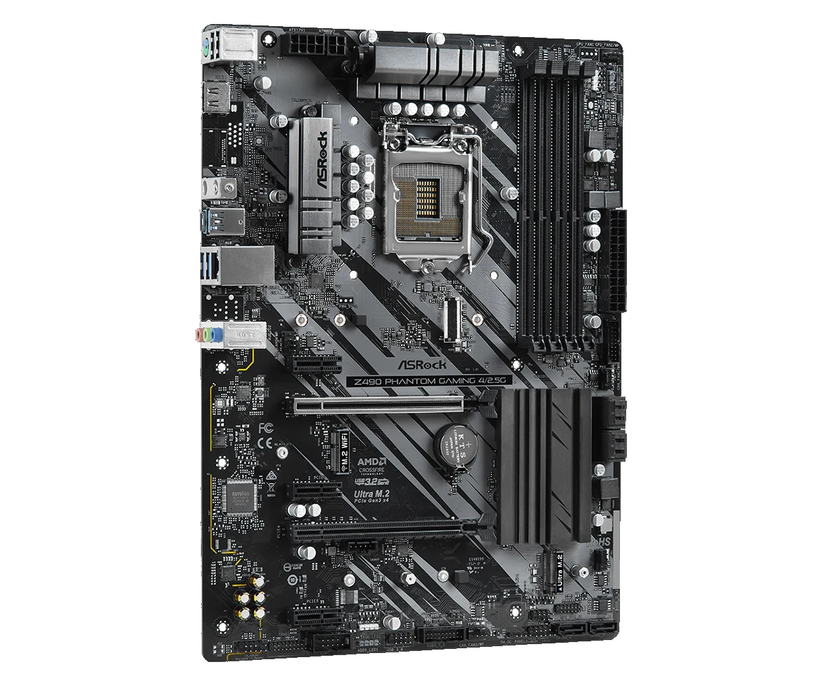 Mainboard ASRock Z490 Phantom Gaming 4/2.5G - LGA 1200 - NEW