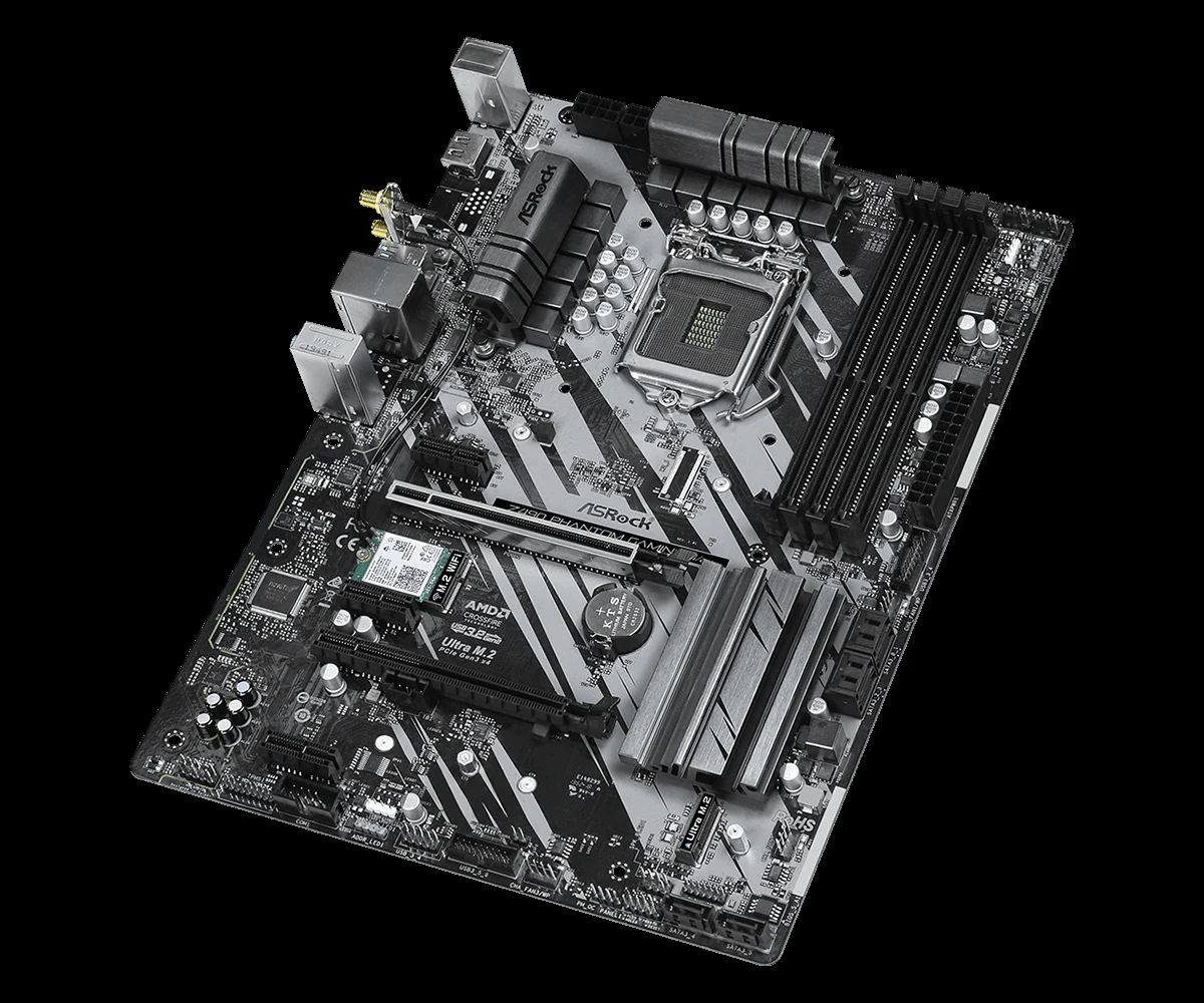 Mainboard ASRock Z490 Phantom Gaming 4/ac - LGA 1200 - NEW