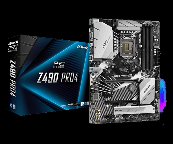 Mainboard ASRock Z490 Pro4 - LGA 1200 - NEW