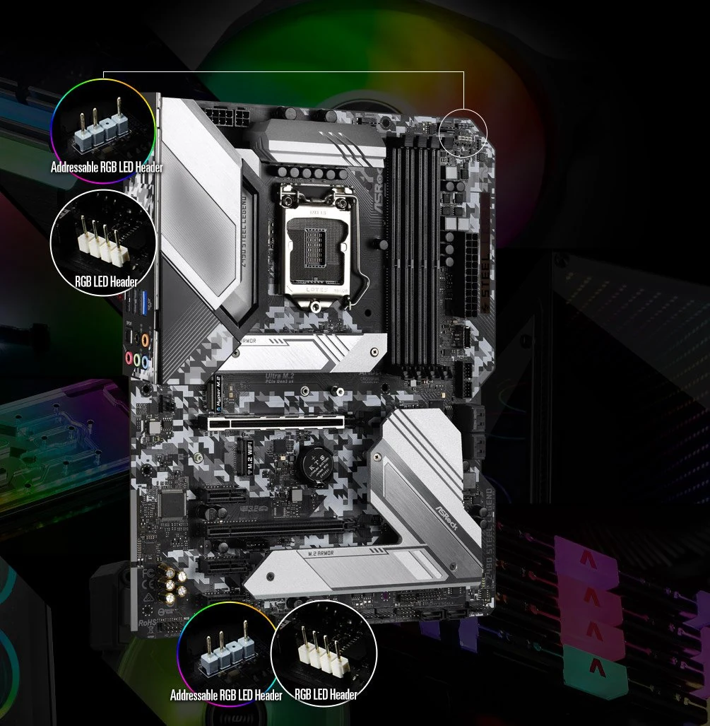 Mainboard ASRock Z490 Steel Legend - LGA 1200 - NEW