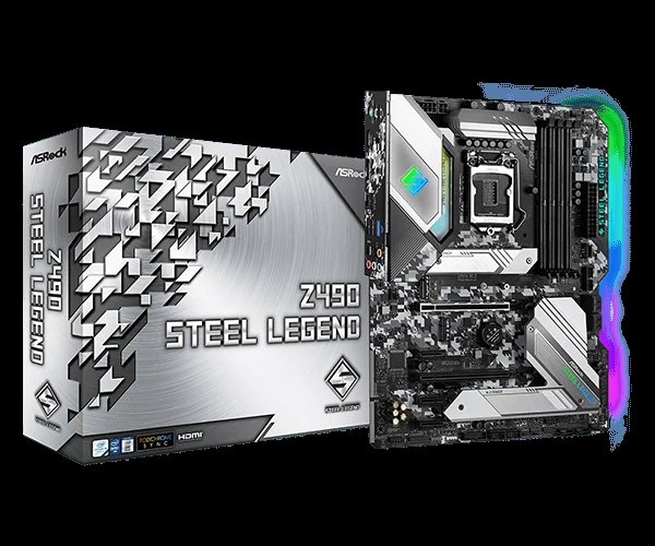 Mainboard ASRock Z490 Steel Legend - LGA 1200 - NEW