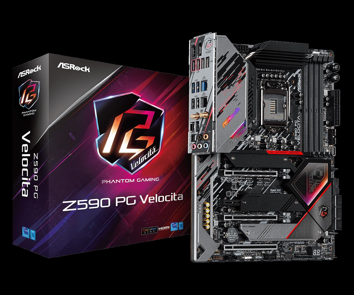 Mainboard ASRock Z590 PG Velocita - LGA 1200 - NEW